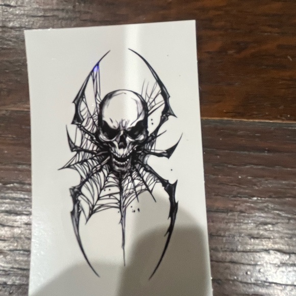 Skull Tattoo Sticker - Picture 5 of 16